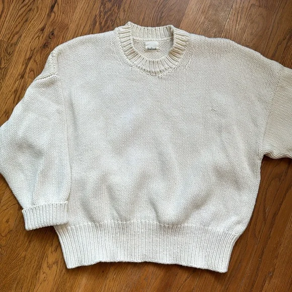 Babaa Cream Crew Neck Sweater - Picture 8 of 9